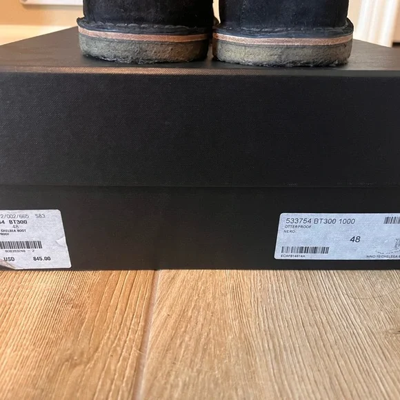 Men's Saint Laurent Black Suede Shoes - Picture 2 of 4